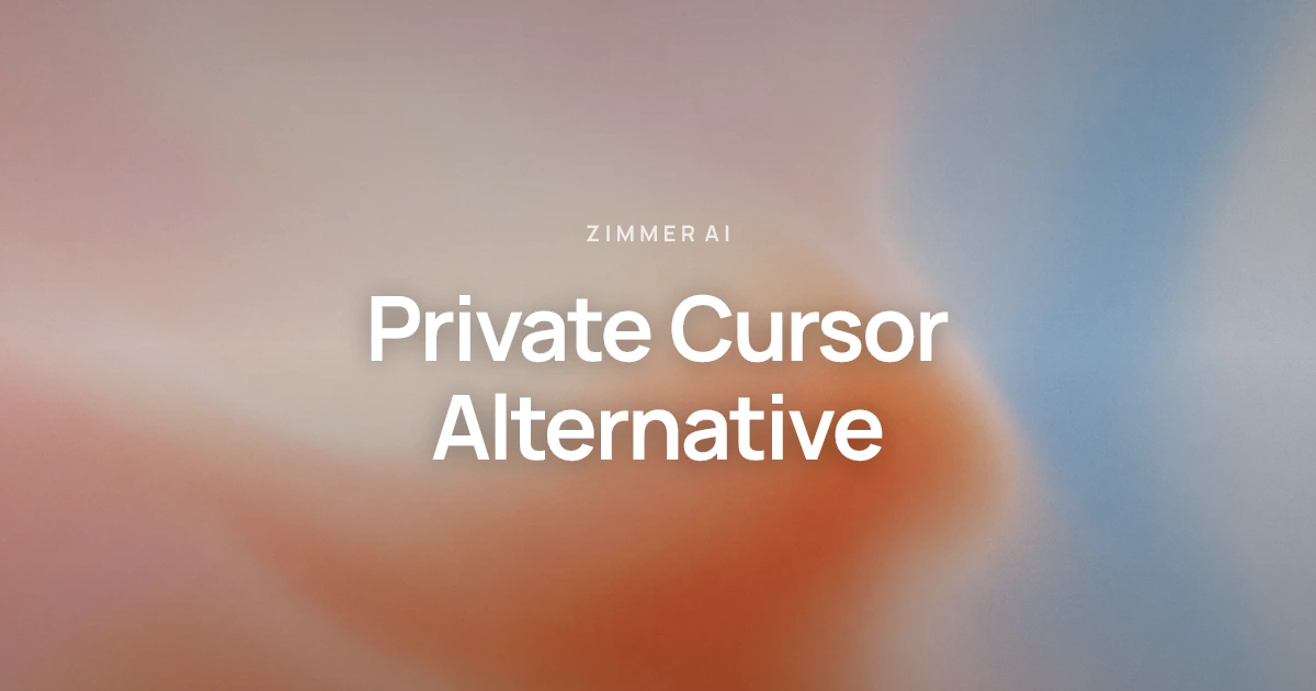 Private Cursor Alternative